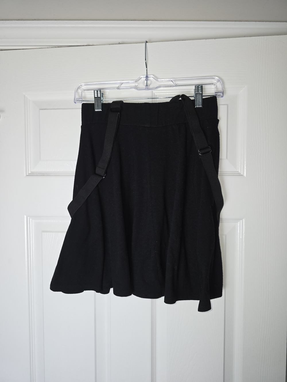 Hot Topic Black Women’s Skirt with Suspenders Size Medium
